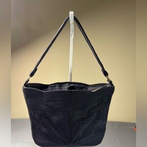 1940’s Navy Blue Corde style vintage purse.